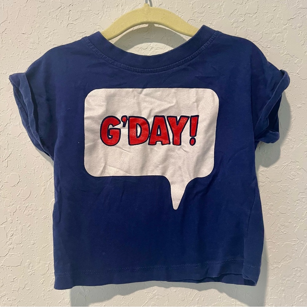12m Australian ‘G’Day’ baby top